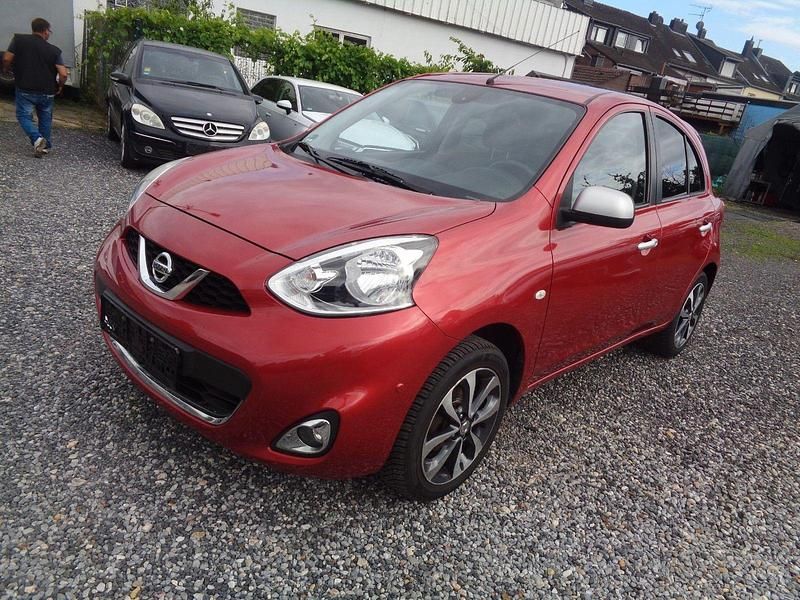 Rot Gebraucht 2017 Nissan Micra N-TEC Kleinwagen | 6.950 € (Fairer Preis) - Bild 1/3