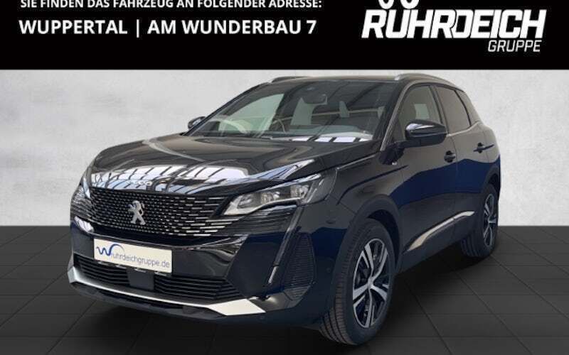 Lackierung schwarz perla nera/ Gebraucht 2022 Peugeot 3008 GTi SUV | 26.990 € (Fairer Preis) - Bild 1/3