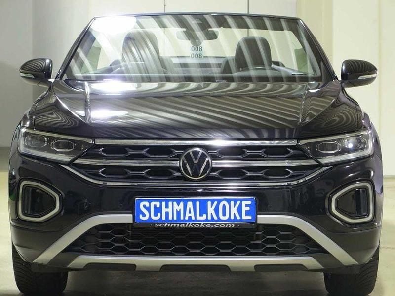 Deep black pearlescent Gebraucht 2022 VW T-Roc Cabriolet Style Cabrio | 20.950 € (Superpreis) - Bild 1/4