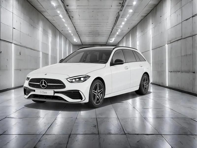 Weiß Gebraucht 2024 Mercedes C300e AMG Limousine | 46.990 € (Superpreis) - Bild 1/4