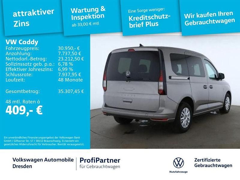 Gebraucht VW Caddy Basis 102 PS (75 kW) 2025 Mojave beige metallic Van / Kleinbus