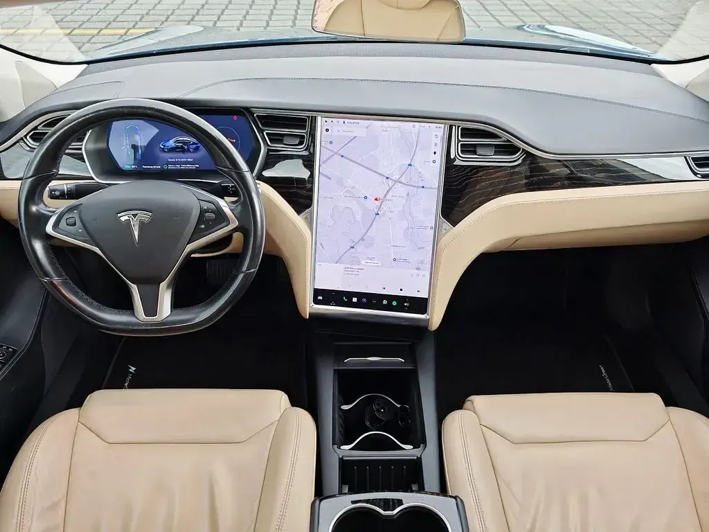 Usado Tesla Model S 235 kW (320 CV) 2017 Azul Utilitario