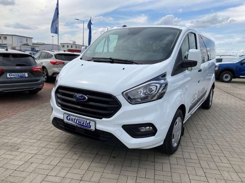 Frostweiß Gebraucht 2022 Ford Transit Custom Trend Kombi | 32.490 € - Bild 1/4