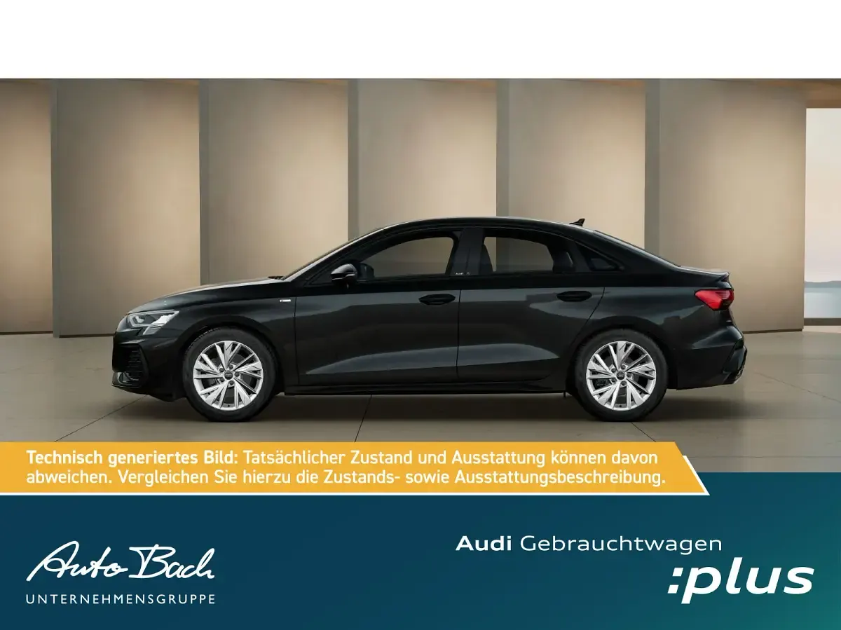 Gebraucht Audi A3 S-Line 116 PS (85 kW) 2025 Mythosschwarz metallic Limousine