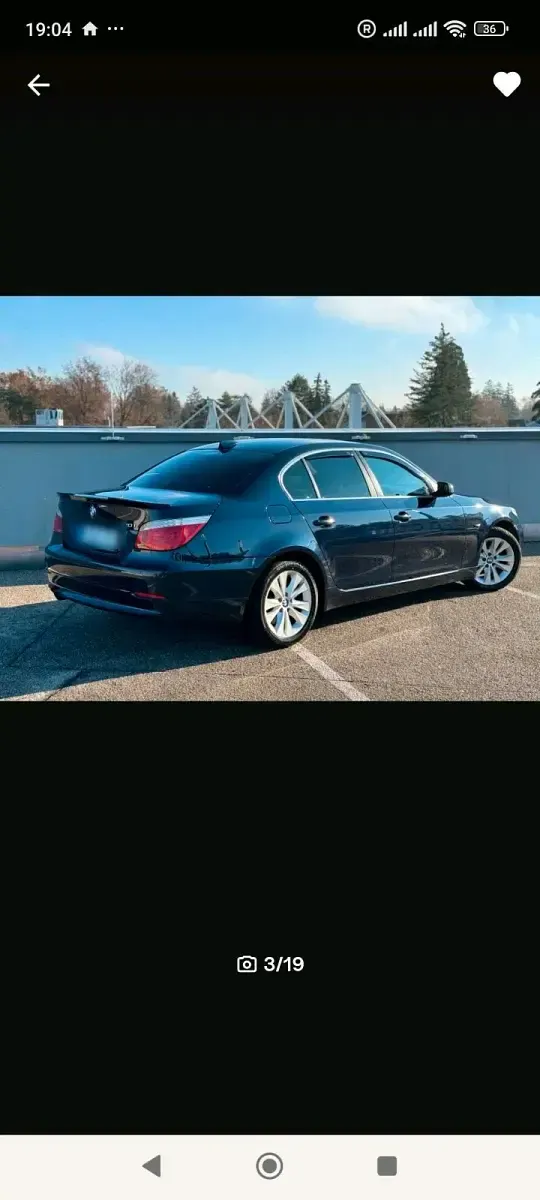 Gebraucht BMW 520 170 PS (125 kW) 2007 Blau Limousine