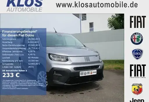 Neu Fiat Doblò Comfort 131 PS (96 kW) 2026 Grau Van / Kleinbus