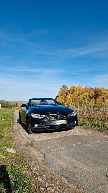 Schwarz Gebraucht 2017 BMW 420 Sport Line Cabrio | 20.950 € (Etwas zu teuer) - Bild 1/4