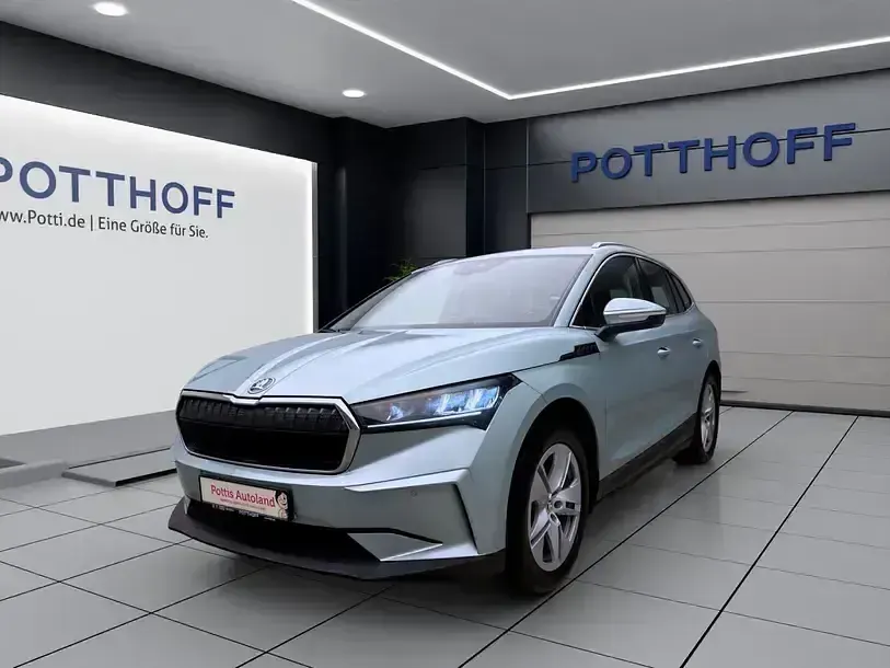 Gebraucht Skoda Enyaq iV Loft 150 kW (204 PS) 2023 Arctic silber metallic SUV
