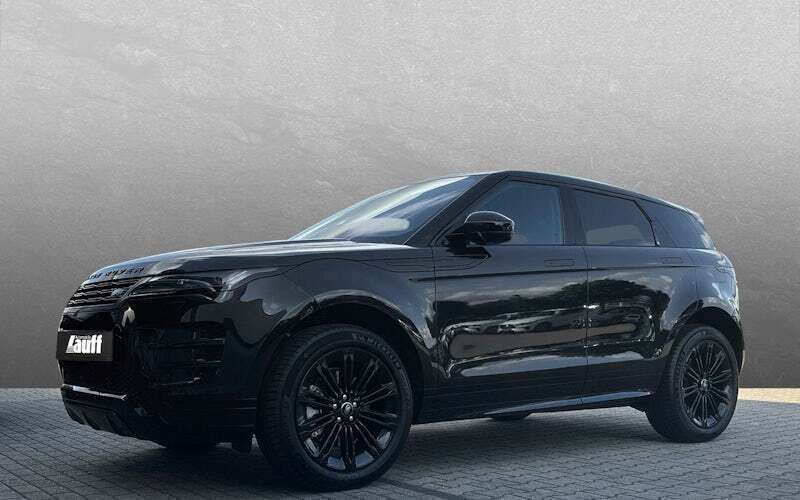 Santorini black Gebraucht 2024 Land Rover Range Rover evoque SE Dynamic SUV | 55.890 € (Teuer) - Bild 1/4