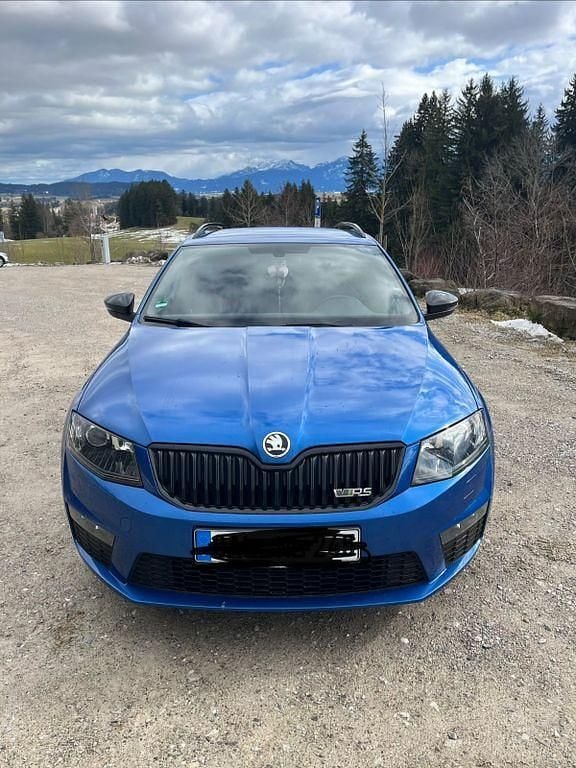 Gebraucht Skoda Octavia RS 184 PS (135 kW) 2016 Blau Kleinwagen