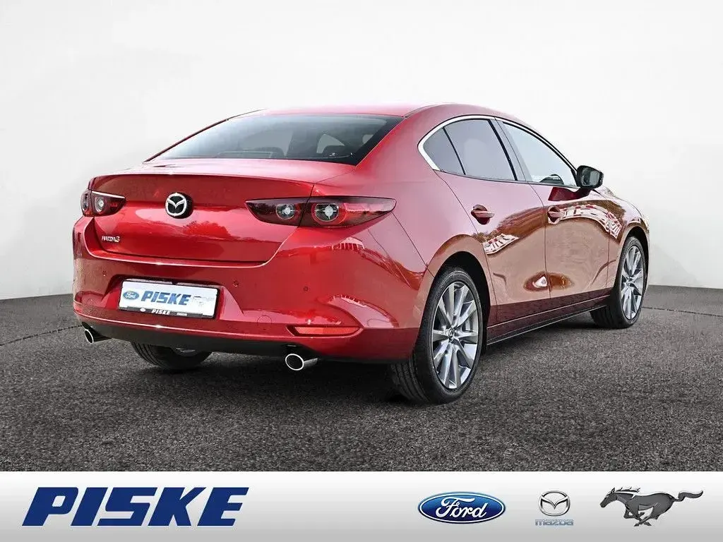 Neu Mazda 3 Exclusive-Line 140 PS (102 kW) 2026 Soul red crystal Limousine