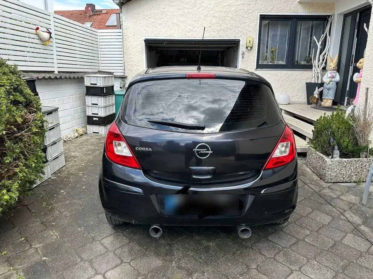 Gebraucht Opel Corsa 80 PS (58 kW) 2008 Schwarz Kleinwagen