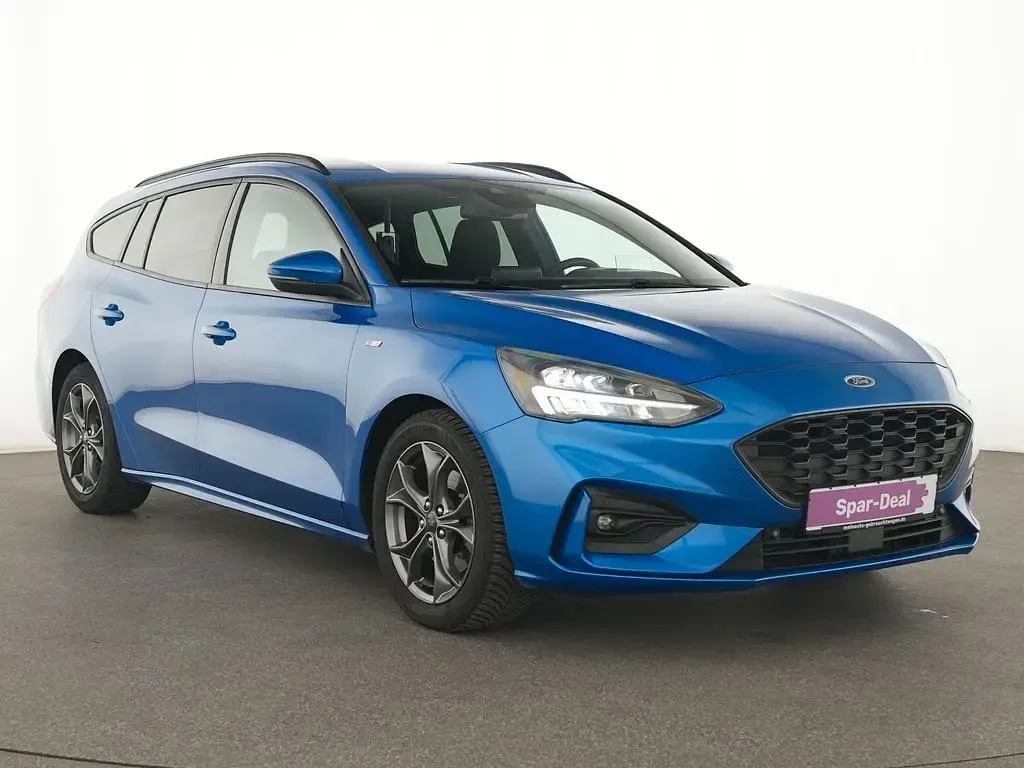 Gebraucht Ford Focus ST-Line 125 PS (91 kW) 2021 Dynamic blau Kombi