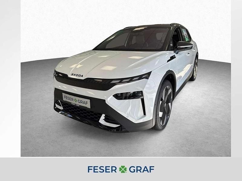 Moon white metallic Neu 2025 Skoda Elroq First Edition SUV | 50.980 € (Fairer Preis) - Bild 1/4