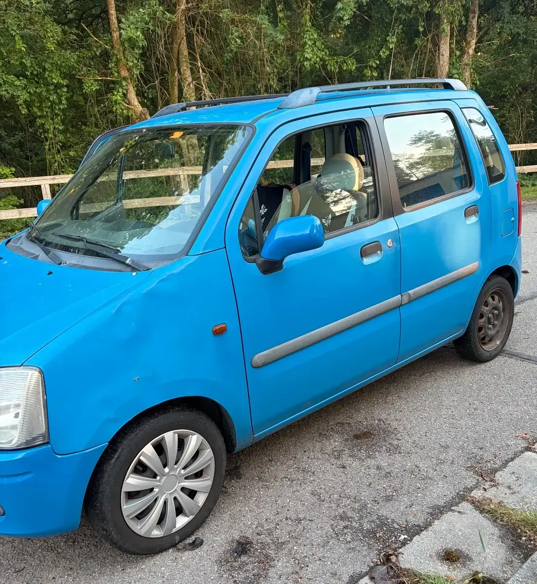 Gebraucht Opel Agila 75 PS (55 kW) 2002 Blau Van / Kleinbus