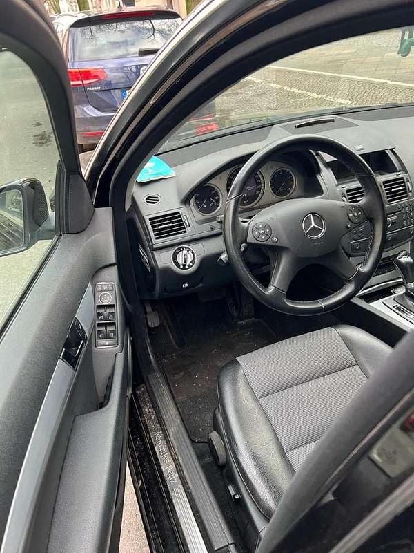 Schwarz Gebraucht 2008 Mercedes C180 Avantgarde Kombi | 6.100 € (Guter Preis) - Bild 1/4