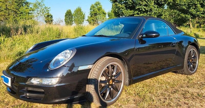Schwarz Gebraucht 2008 Porsche 911 Carrera Cabriolet Cabrio | 51.800 € (Fairer Preis) - Bild 1/4