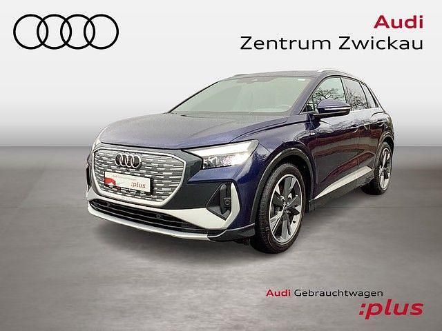 Blau Gebraucht 2022 Audi Q4 e-tron Basis SUV | 32.860 € (Fairer Preis) - Bild 1/4