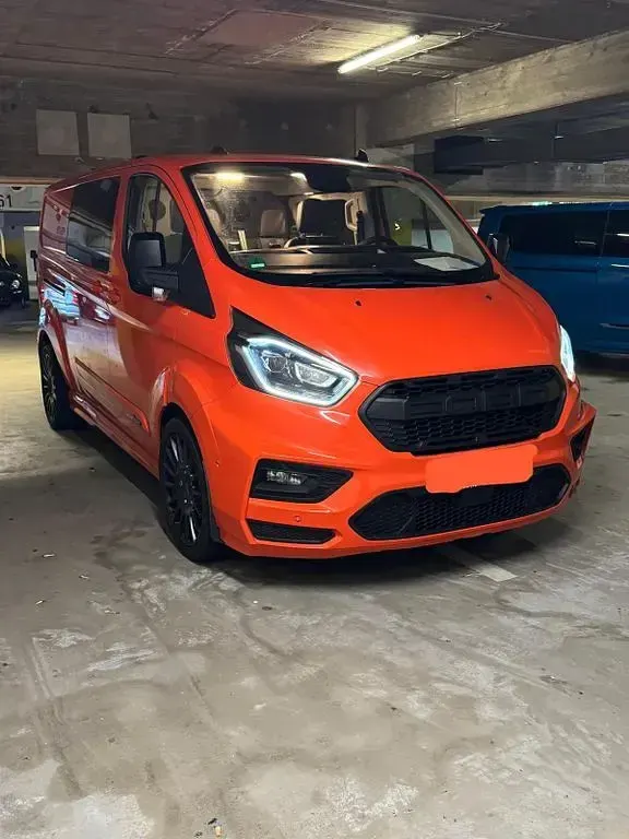 Usata Ford Transit Custom 185 CV (136 kW) 2022 Arancione Monovolume