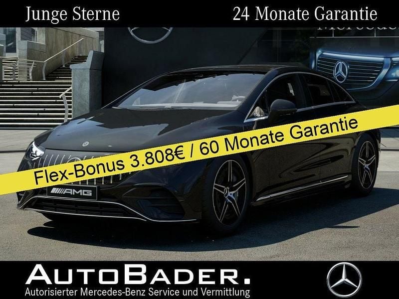 197 lack obsidianschwarz (metallic) Gebraucht 2023 Mercedes EQE AMG 53 AMG Limousine | 64.785 € (Guter Preis) - Bild 1/4
