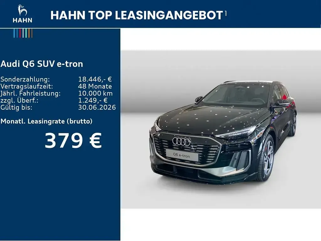 Nouă Audi Q6 e-tron Performance 225 kW (306 CP) 2026 Negru SUV