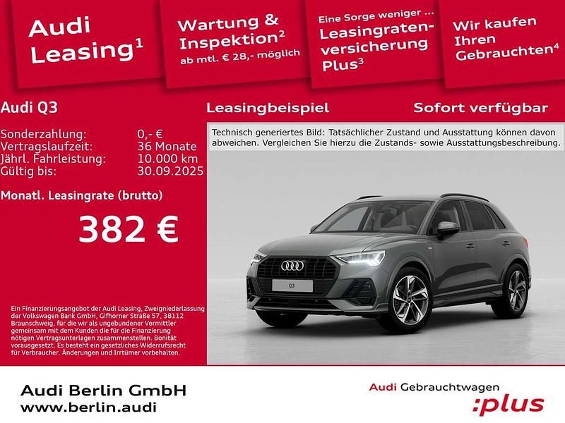 Grau Gebraucht 2025 Audi Q3 S-Line SUV | 41.900 € (Fairer Preis) - Bild 1/3