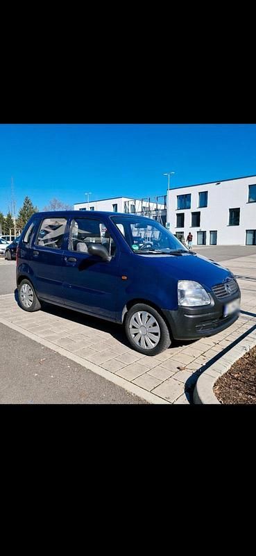 Gebraucht Opel Agila 60 PS (44 kW) 2001 Blau Van / Kleinbus