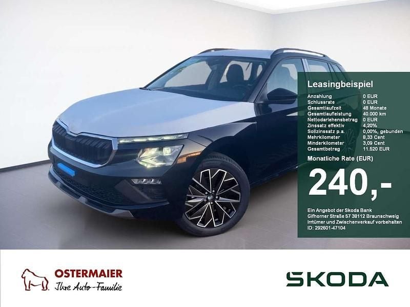 Neu Skoda Kamiq Selection 116 PS (85 kW) 2025 Blackmagic perleffekt SUV