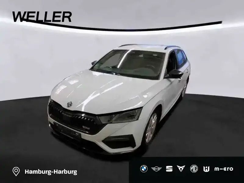 Moon white metallic (weiß) Gebraucht 2021 Skoda Octavia Kombi | 27.250 € (Fairer Preis) - Bild 1/4