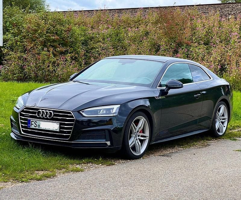 Schwarz Gebraucht 2018 Audi A5 S-Line Coupé | 22.800 € (Superpreis) - Bild 1/4