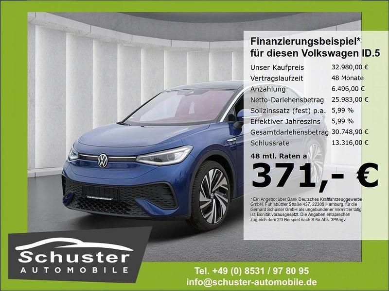 Blau Gebraucht 2022 VW ID.5 Pro SUV | 32.479 € (Guter Preis) - Bild 1/4