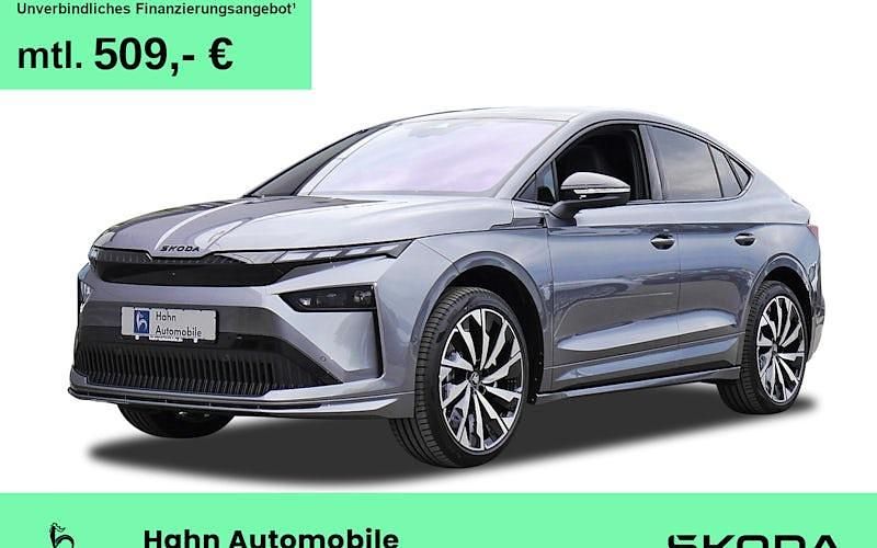 Grau Neu 2025 Skoda Enyaq iV SportLine SUV | 57.580 € (Teuer) - Bild 1/4