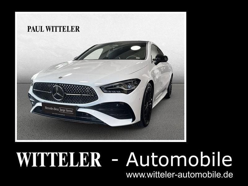 Unilack polarweiß Gebraucht 2024 Mercedes CLA200 Shooting Brake AMG line Kombi | 35.990 € - Bild 1/4