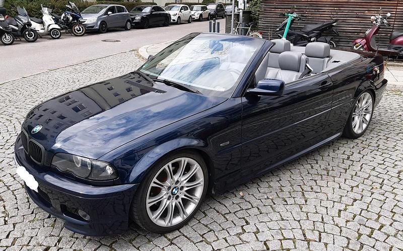 Blau Gebraucht 2002 BMW 325 Cabriolet M Sport Cabrio | 4.750 € (Guter Preis) - Bild 1/4