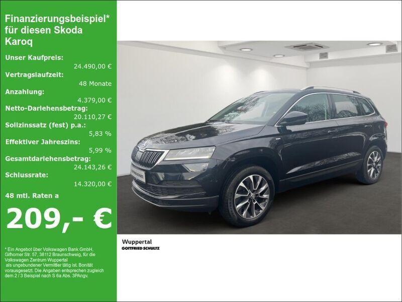 Andere farbe Gebraucht 2020 Skoda Karoq Drive SUV | 24.950 € - Bild 1/4