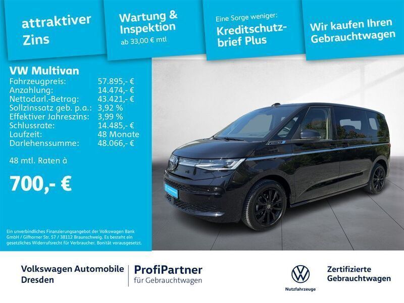 Gebraucht VW T7 Style 150 PS (110 kW) 2024 Schwarz Van