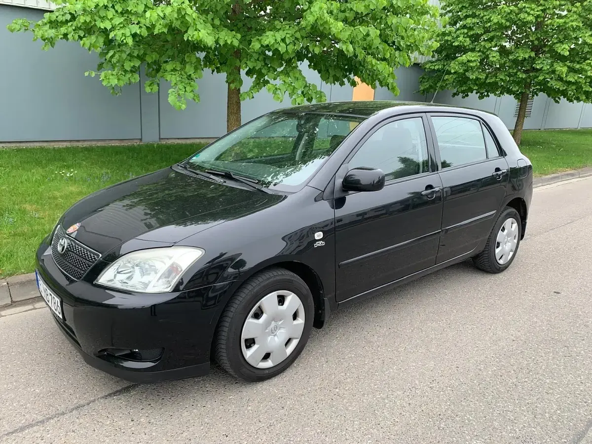 Gebraucht Toyota Corolla 89 PS (65 kW) 2003 Schwarz Kleinwagen