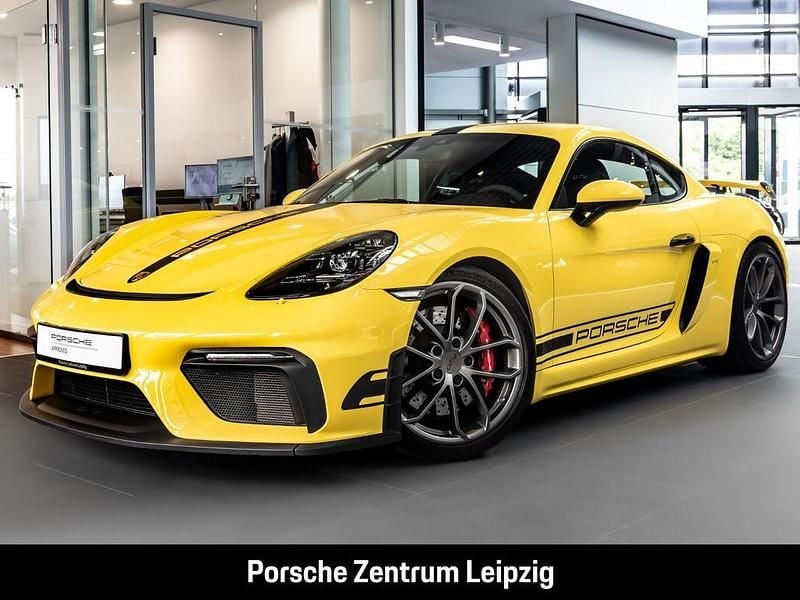 Gelb Gebraucht 2021 Porsche 718 Cayman GT4 Coupé | 99.800 € - Bild 1/4
