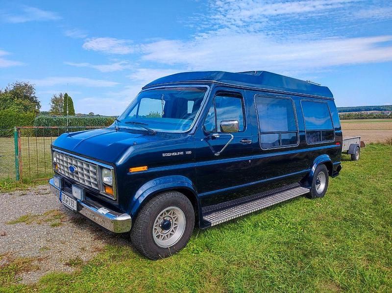 Blau Gebraucht 1988 Ford Econoline Van | 10.900 € - Bild 1/4