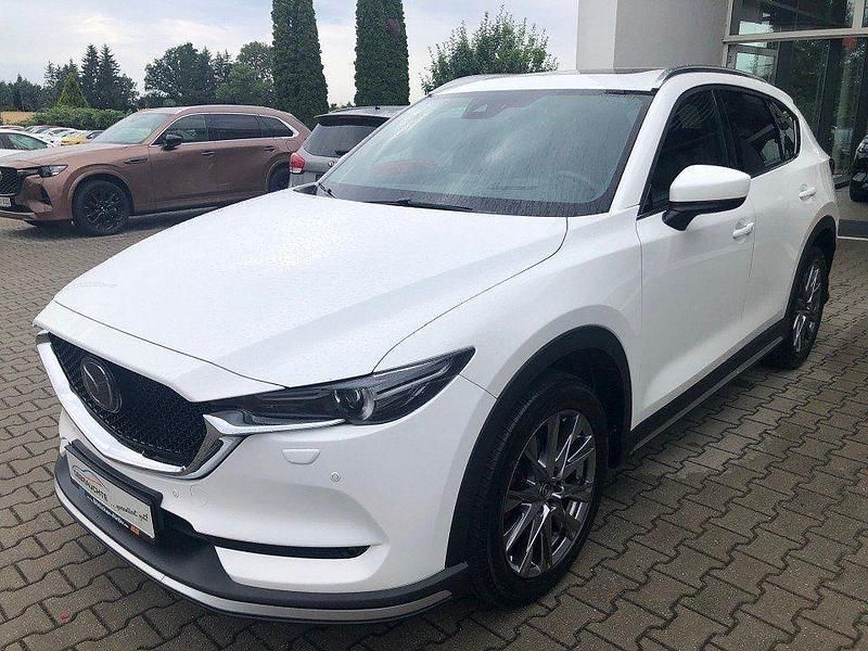 Weiss Gebraucht 2019 Mazda CX-5 Sports-Line SUV | 25.890 € (Etwas zu teuer) - Bild 1/4