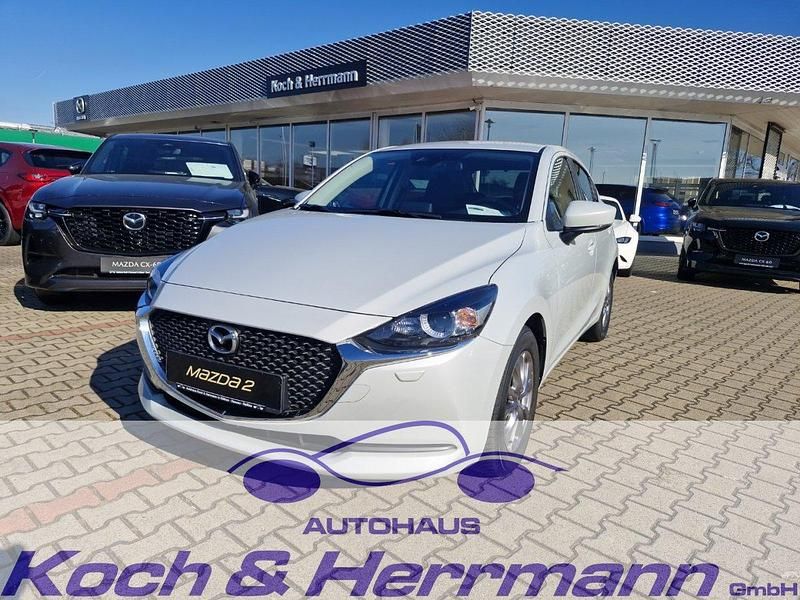 Gebraucht Mazda 2 Exclusive 90 PS (66 kW) 2021 Mondsteinweiß metallic Kleinwagen