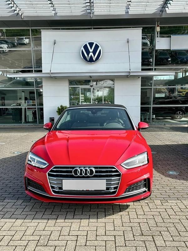 Rot Gebraucht 2018 Audi A5 Cabriolet Sport Cabrio | 28.989 € (Guter Preis) - Bild 1/4