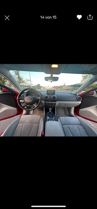 Usata Audi A3 110 CV (80 kW) 2015 Rosso Berlina