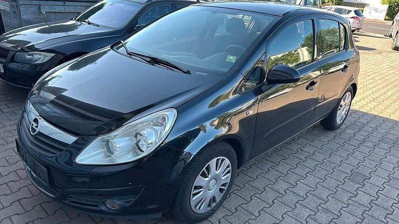 Schwarz Gebraucht 2008 Opel Corsa Limousine | 555 € (Superpreis) - Bild 1/4