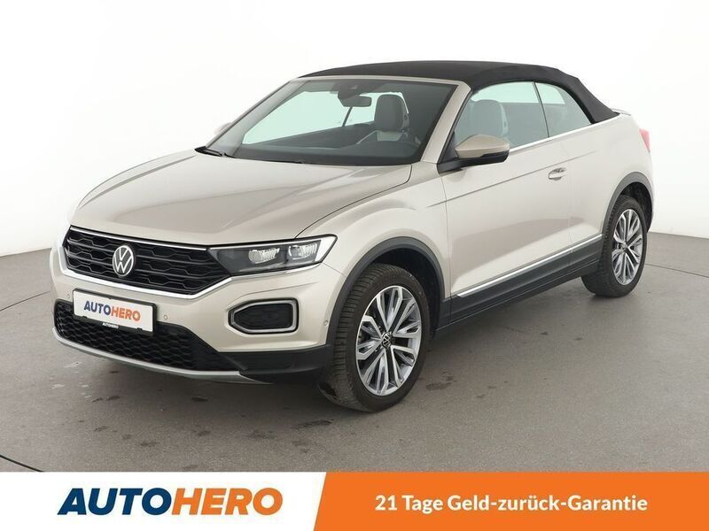 Grau Gebraucht 2021 VW T-Roc Cabriolet Style Cabrio | 27.050 € (Fairer Preis) - Bild 1/3