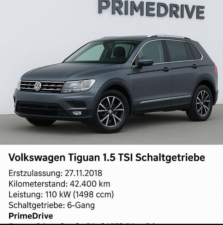 Grau Gebraucht 2018 VW Tiguan Join SUV | 19.990 € (Guter Preis) - Bild 1/4