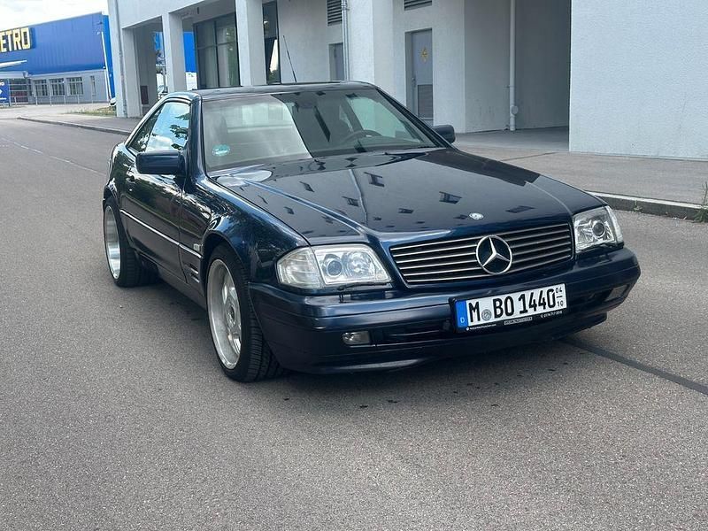 Gebraucht Mercedes SL320 231 PS (169 kW) 1997 Blau Cabrio