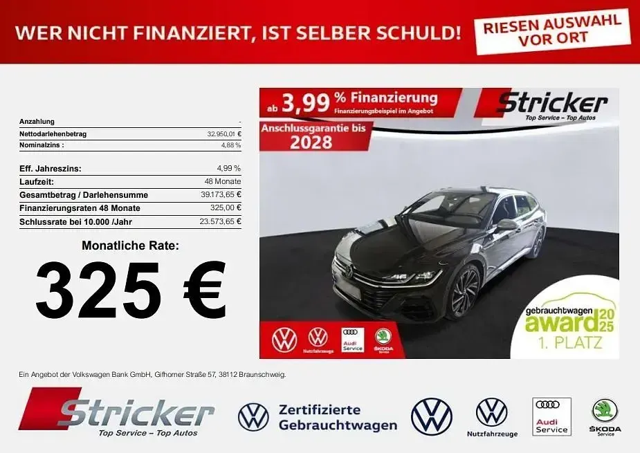 Gebraucht VW Arteon R 320 PS (235 kW) 2023 Grau Limousine