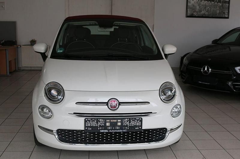 Weiß Gebraucht 2019 Fiat 500C Lounge Cabrio | 9.900 € (Guter Preis) - Bild 1/4