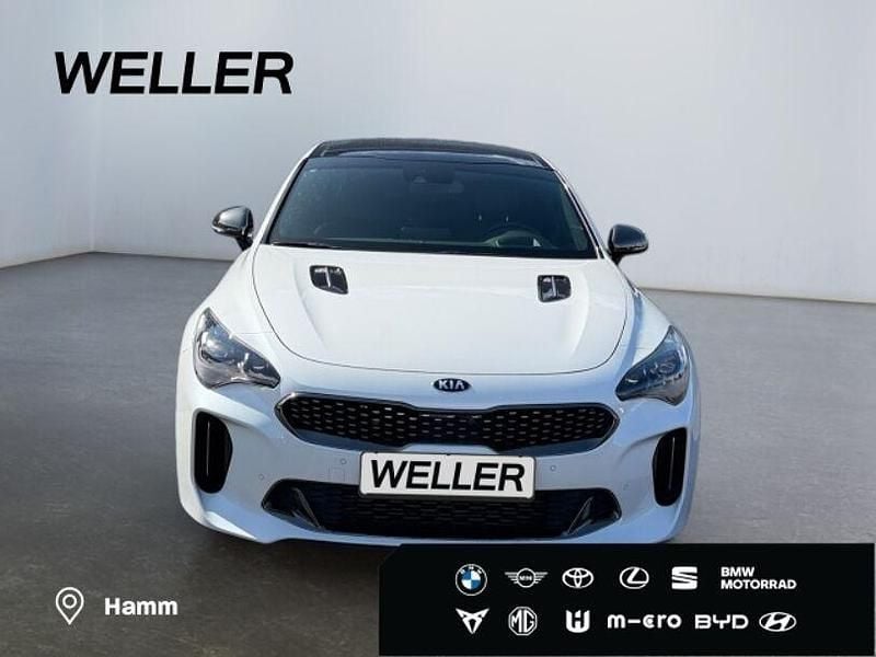 Gebraucht Kia Stinger Sport 366 PS (269 kW) 2020 Swp) snow white pearl (weiss Kleinwagen